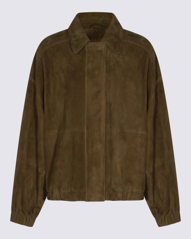 [Brunello Cucinelli] Leather Jacket FW26 MPCAI7594PC9801