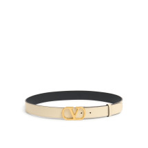 [Valentino Garavani] Belt FW26 8W2T0SM3IYRREN BUTTER WHITE