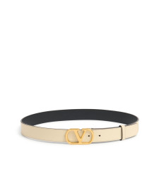 [Valentino Garavani] Belt FW26 8W2T0SM3IYRREN BUTTER WHITE