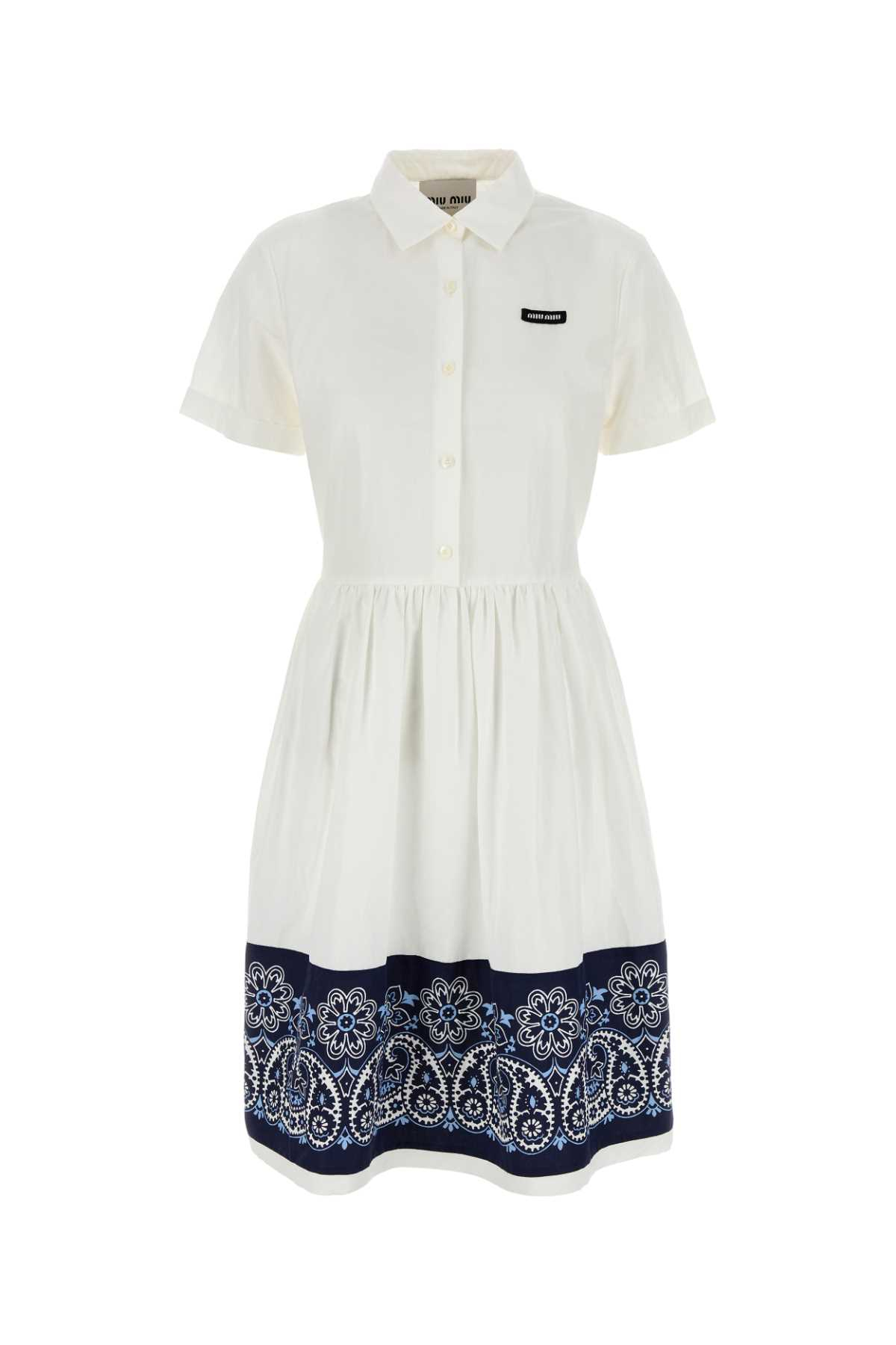 [Miu Miu] Short sleeve dress FW25 MF5902SOOO17LZ F0UB0
