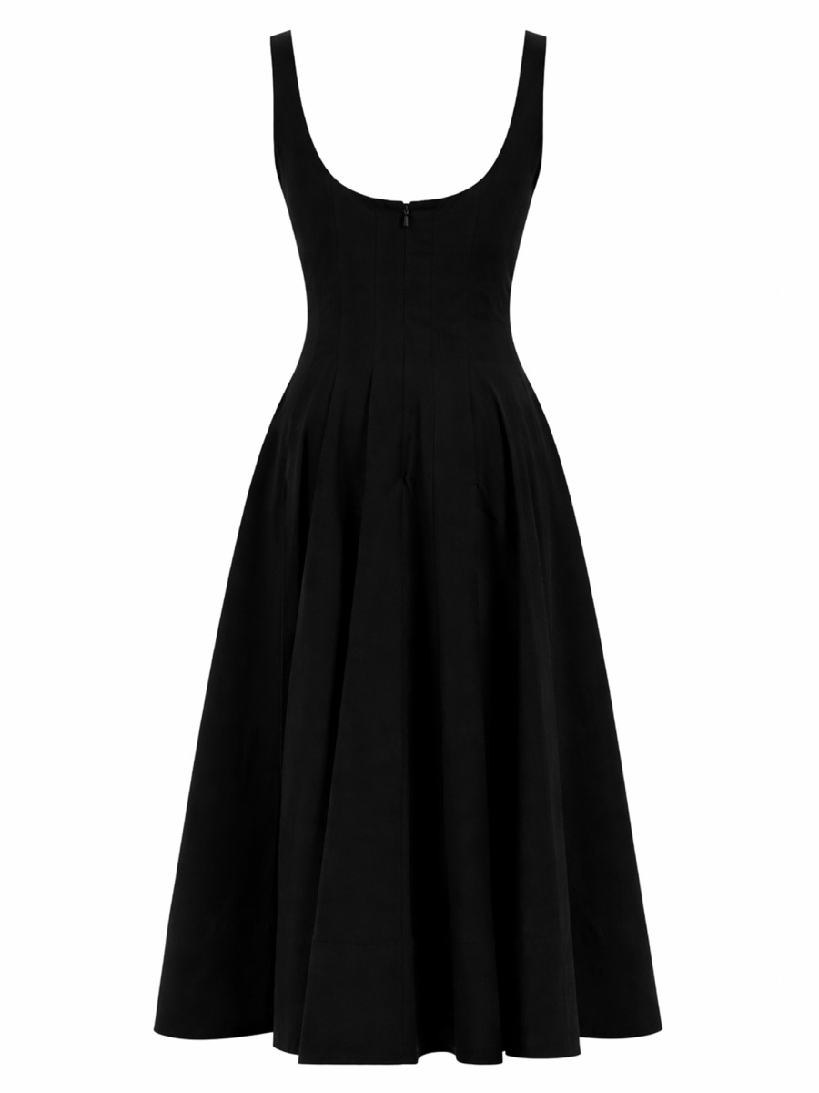[Staud] Sleeveless dress SS26 454-20126_BLK