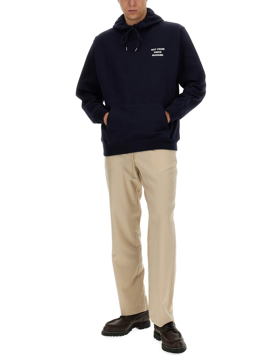 [DROLE DE MONSIEUR] Hoodie SS26 HO162_CO127NAVY