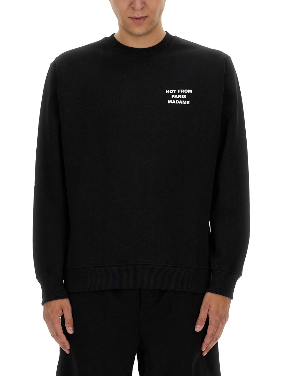 [DROLE DE MONSIEUR] Sweatshirt SS26 SW149_CO127BLACK