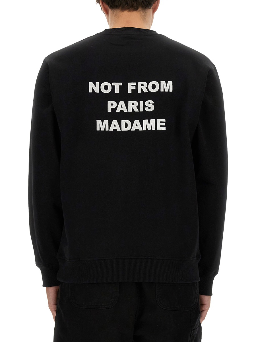 [DROLE DE MONSIEUR] Sweatshirt SS26 SW149_CO127BLACK