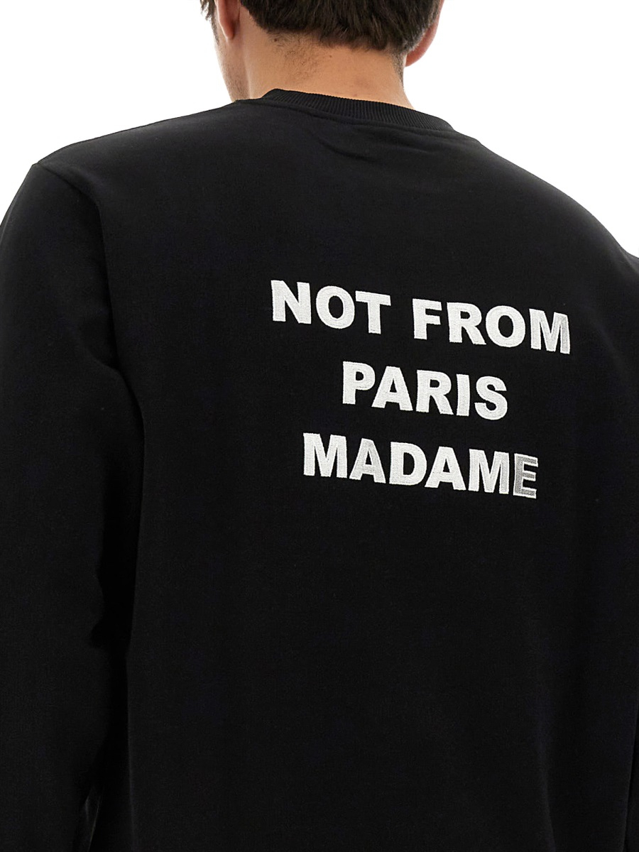 [DROLE DE MONSIEUR] Sweatshirt SS26 SW149_CO127BLACK