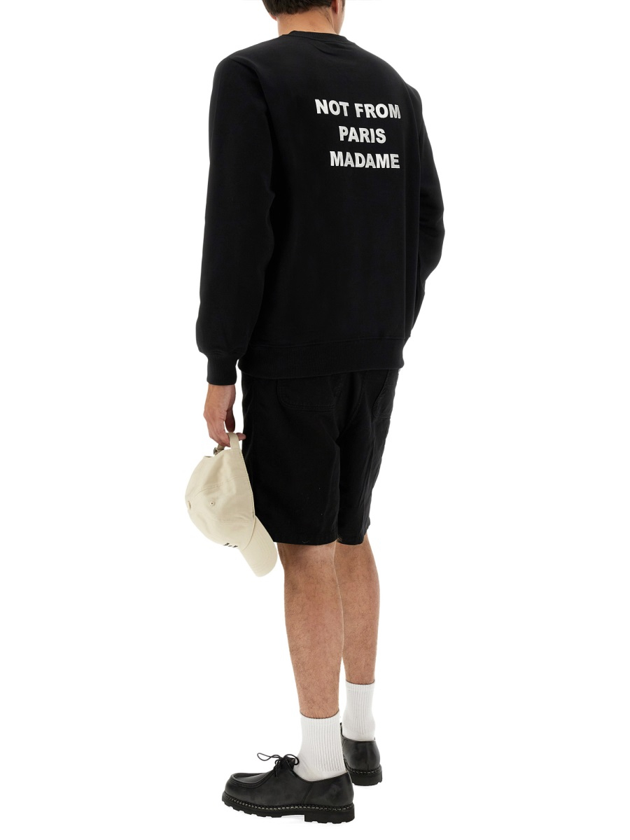 [DROLE DE MONSIEUR] Sweatshirt SS26 SW149_CO127BLACK