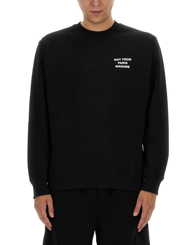 [DROLE DE MONSIEUR] Sweatshirt SS26 SW149_CO127BLACK