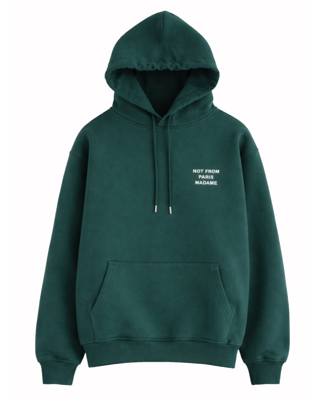 [DROLE DE MONSIEUR] Hoodie SS26 HO162_CO127DARKGREEN