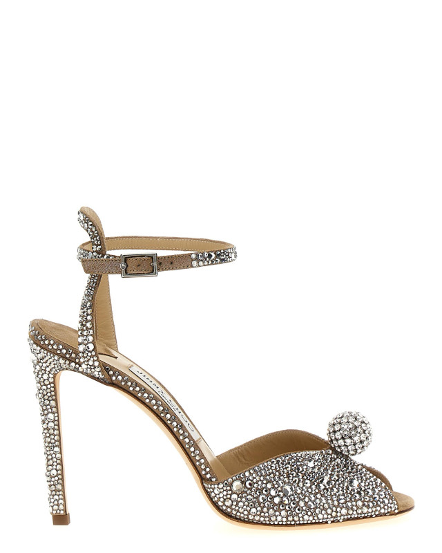 [Jimmy Choo] Sandals FW26 SACORA100PHZNUDECRYSTAL
