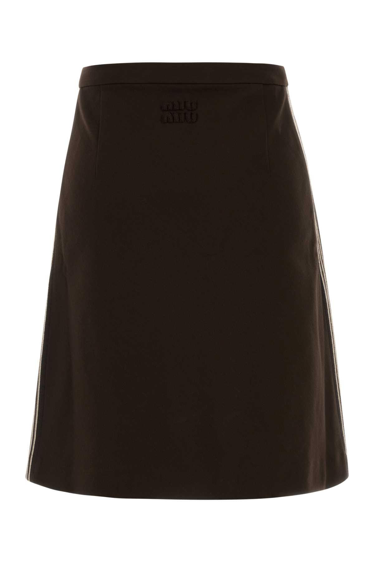 [Miu Miu] Midi skirt FW25 MG2566SOOO18FQ F0324