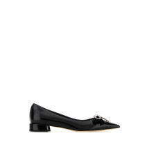 [Jimmy Choo] Flat shoes SS26 AURIAFLATBSV BLACKCRYSTAL