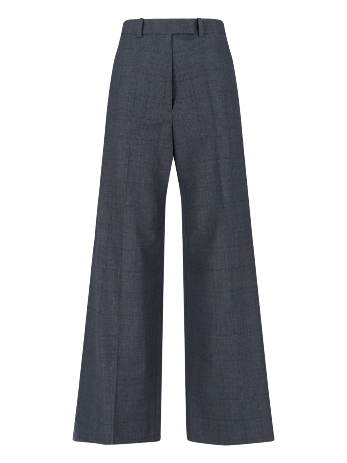 [THE FRANKIE SHOP] Trousers FW25 BRICKELL PLAID TROUSERSDARK GREY