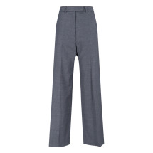 [THE FRANKIE SHOP] Trousers FW25 BRICKELL FLANNEL TROUSERSGREY MELANGE