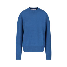 [THE FRANKIE SHOP] Knitwear FW25 RAFAELA PADDED KNIT SWEATERCOBALT
