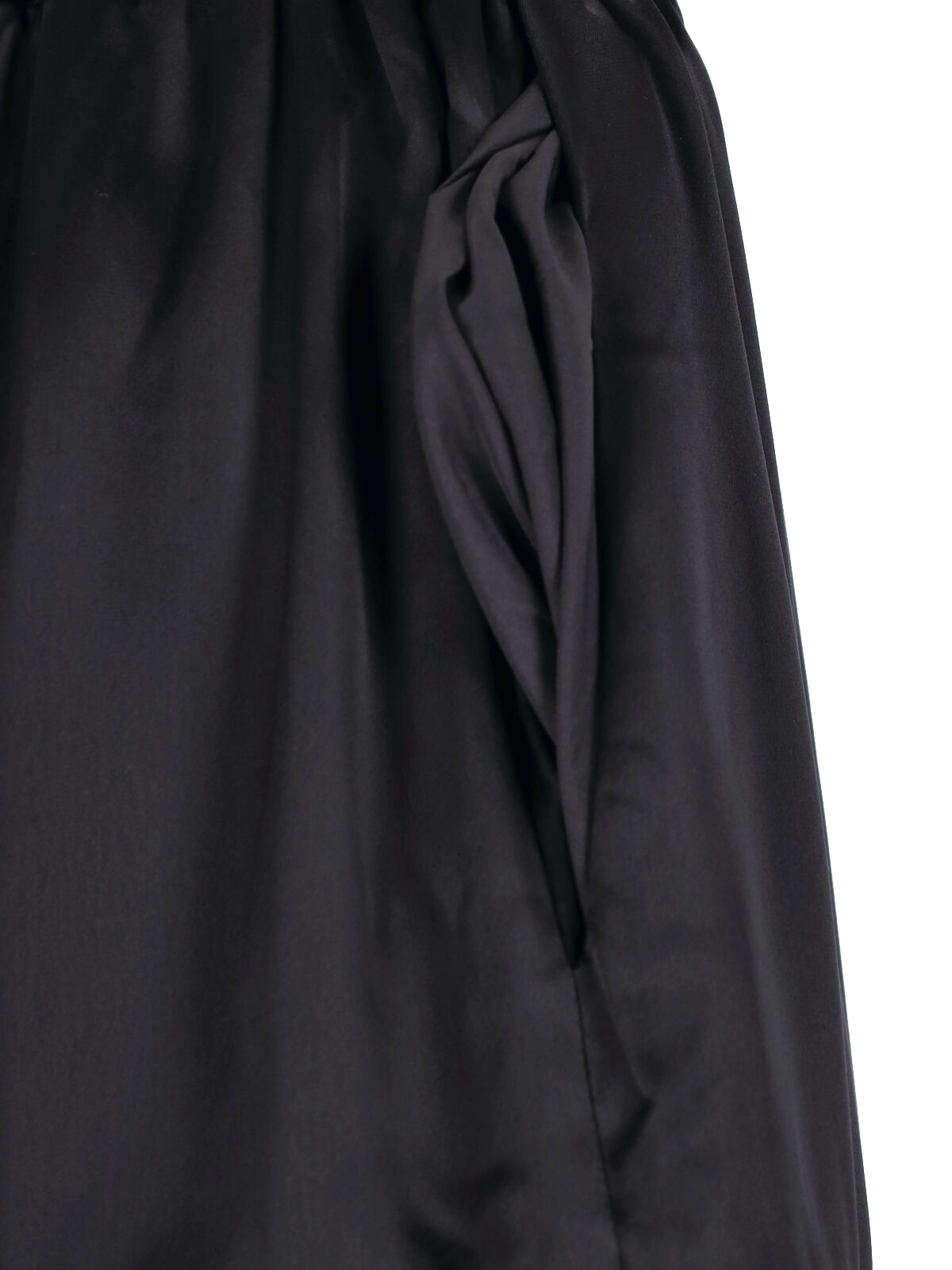 [THE FRANKIE SHOP] Trousers SS26 DELNY SATIN CARGO PANTSBLACK