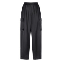 [THE FRANKIE SHOP] Trousers SS26 DELNY SATIN CARGO PANTSBLACK