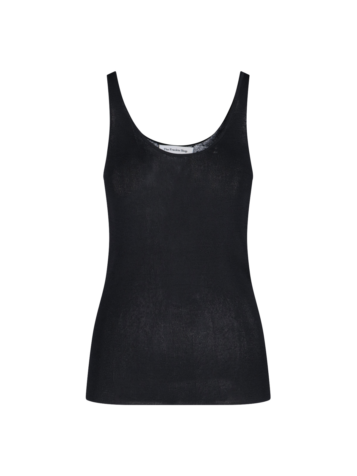 [THE FRANKIE SHOP] Tank top SS26 RIVO KNIT TANK TOPBLACK