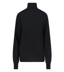 [THE FRANKIE SHOP] Knitwear SS26 EVE THIN TURTLENECK SWEATERBLACK