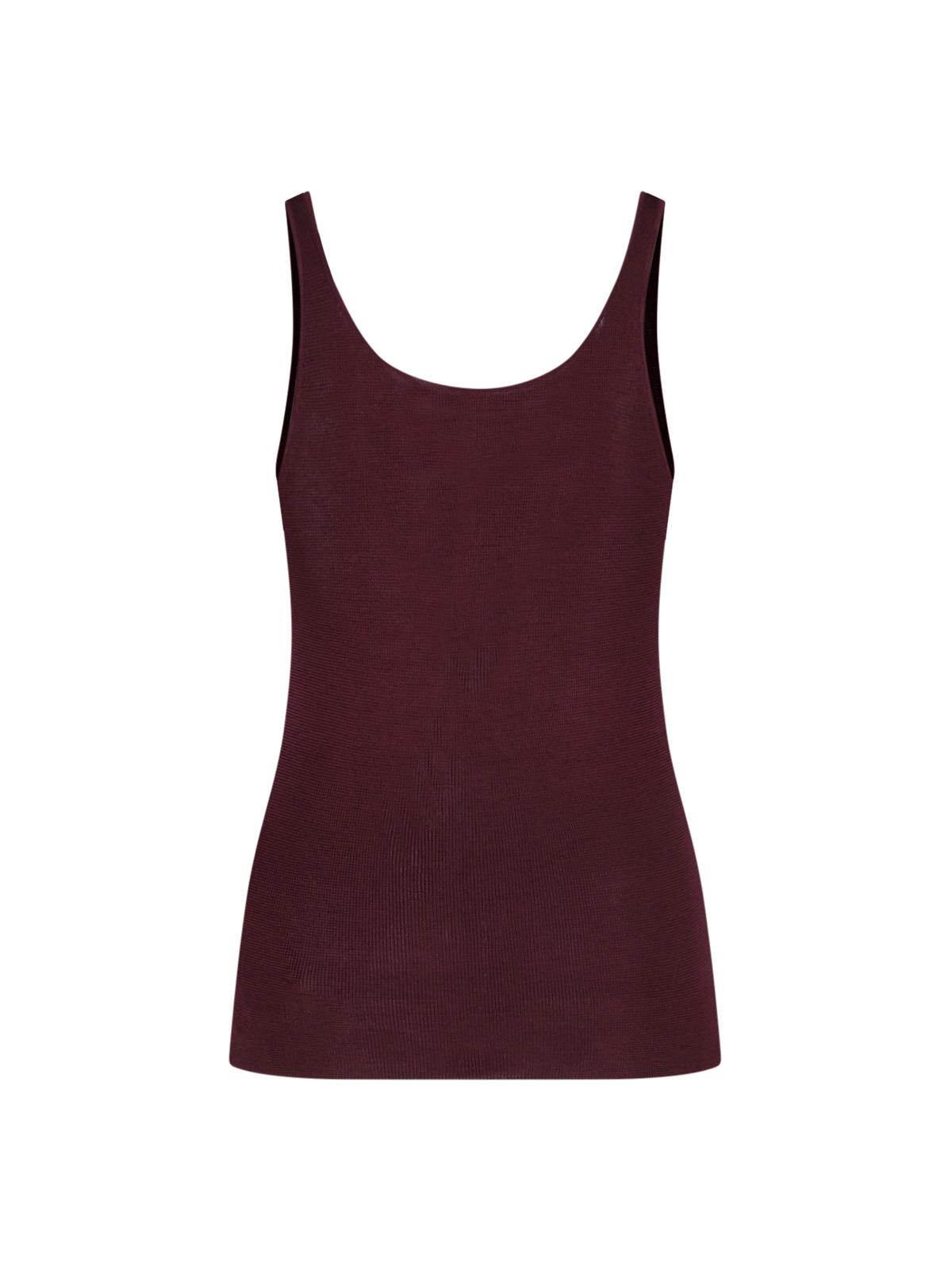 [THE FRANKIE SHOP] Tank top SS26 RIVO KNIT TANK TOPBURGUNDY