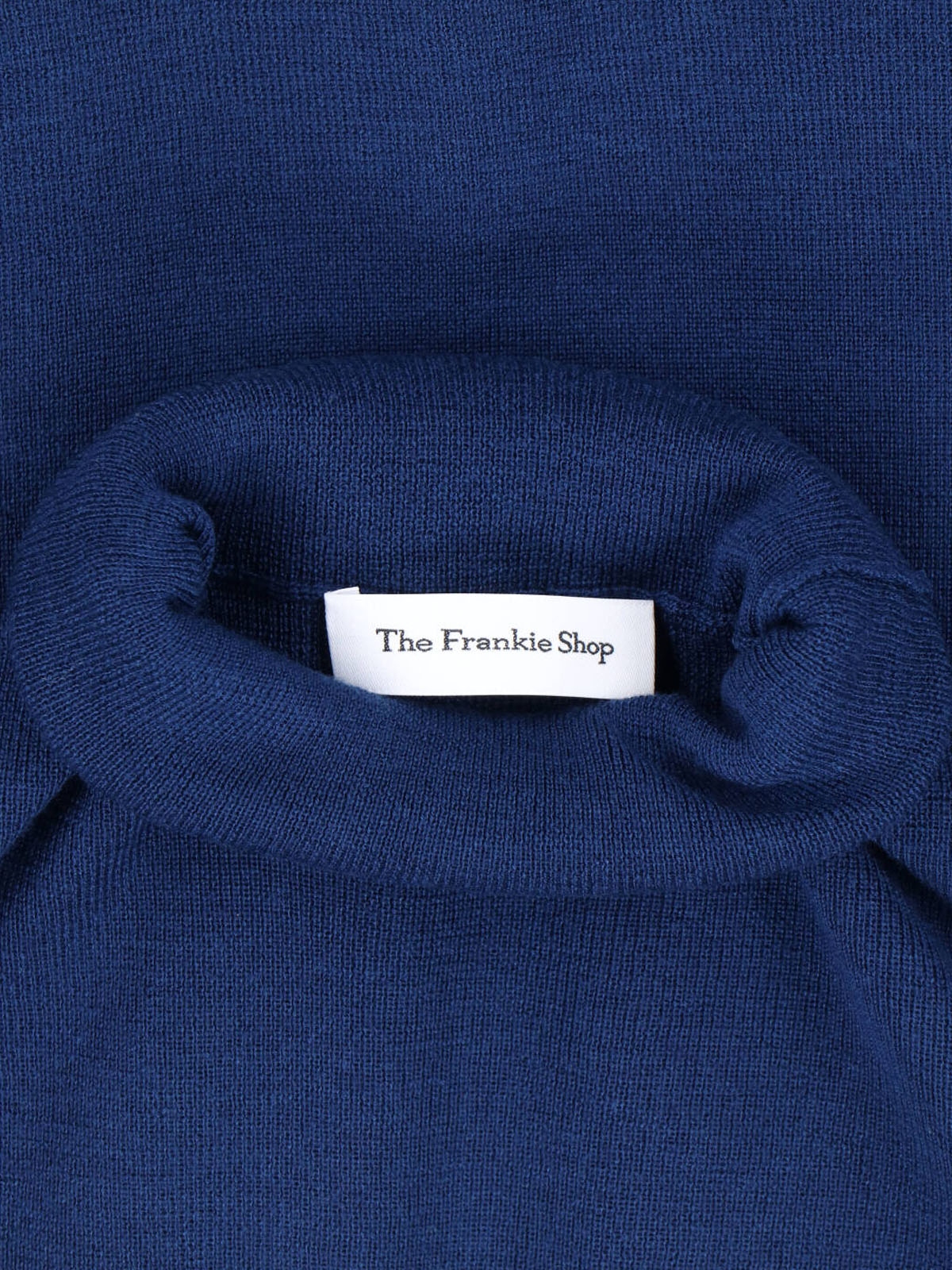 [THE FRANKIE SHOP] Knitwear SS26 UTICA THIN TURTLENECK SWEATERBLUE