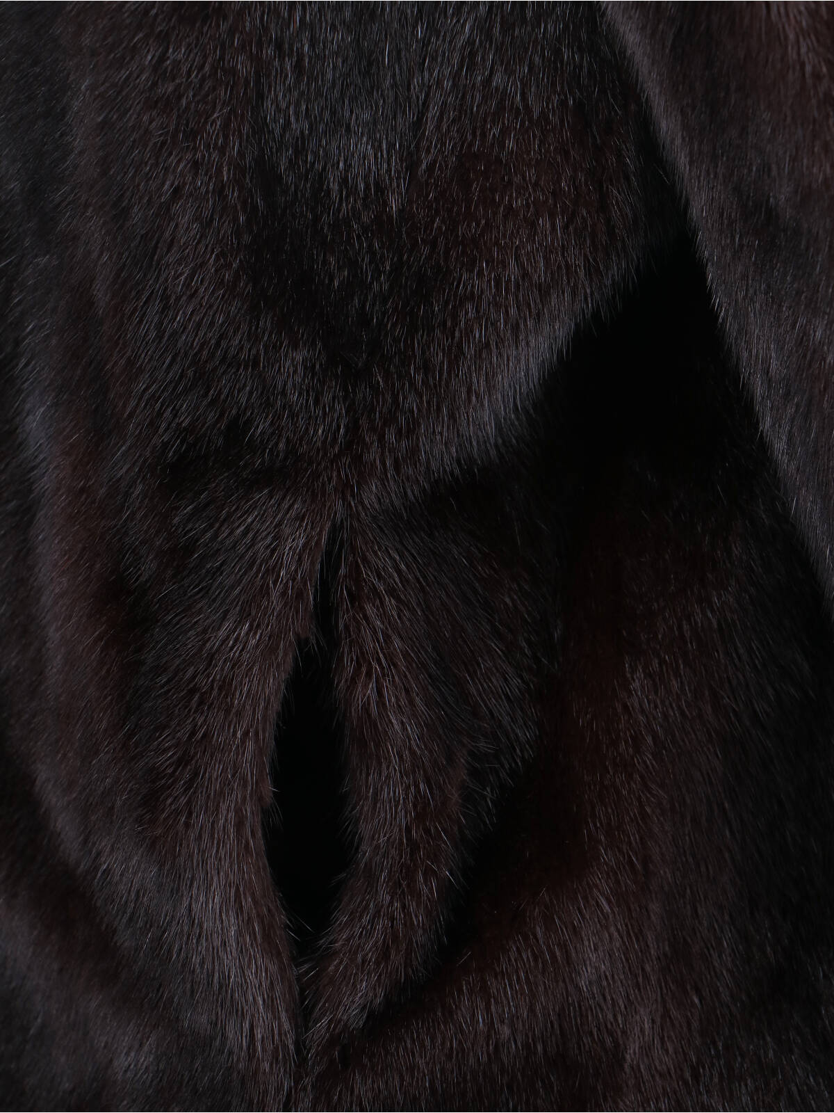[IACOPA] Fur Jacket SS26 ROSENE HOODIEMOGANO