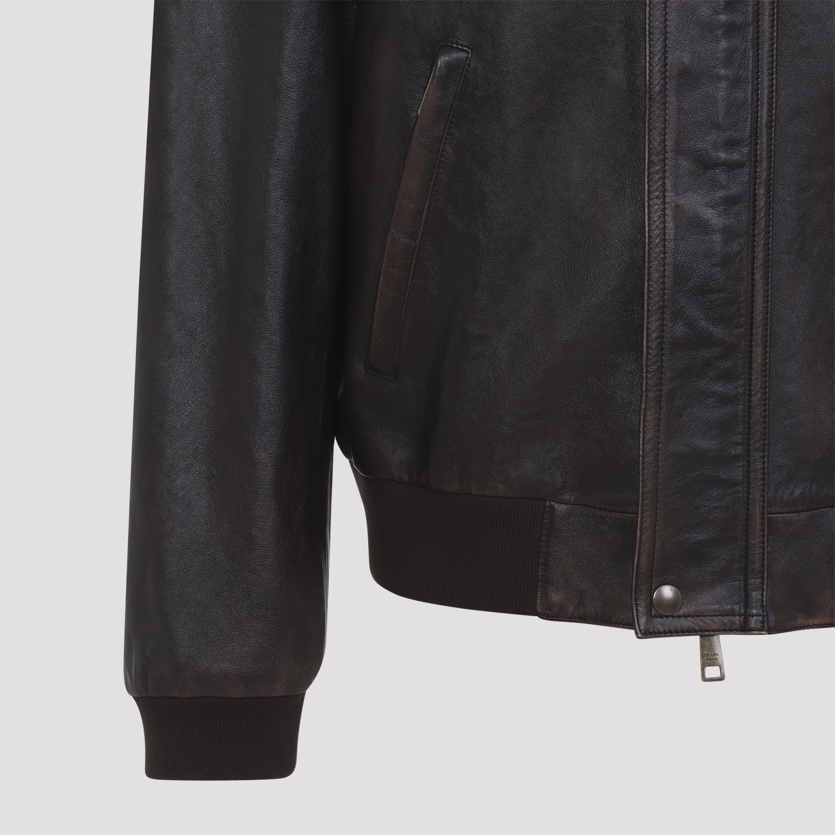 [Prada] Leather Jacket FW26 UPW622SOOO.16IL