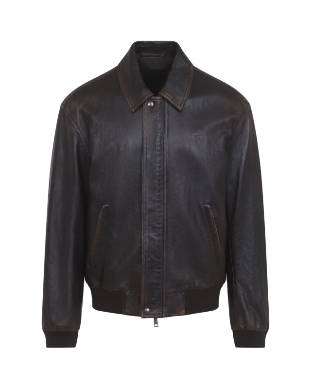 [Prada] Leather Jacket FW26 UPW622SOOO.16IL