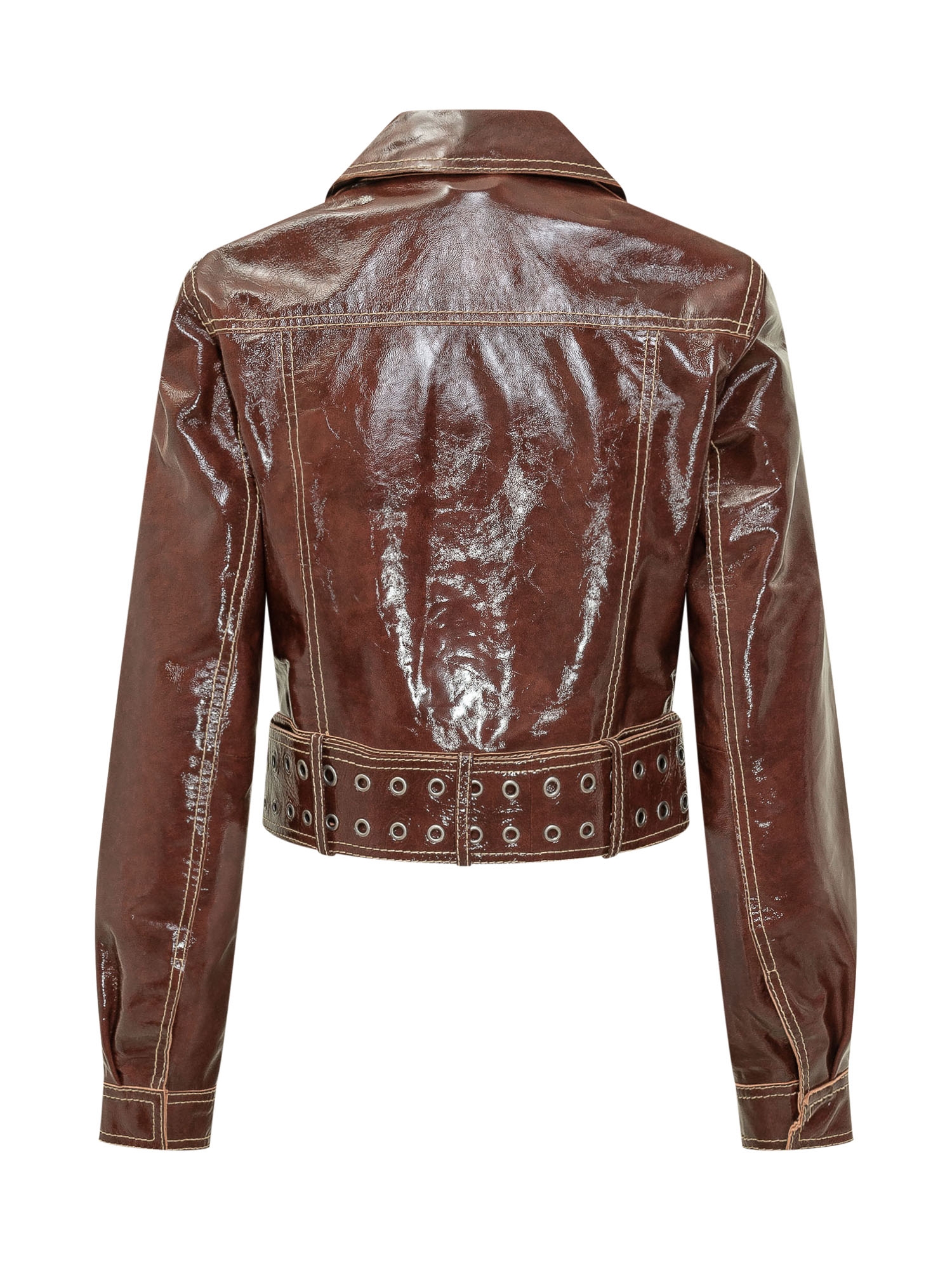 [Diesel] Leather Jacket FW26 A221670SIBQ 77Q