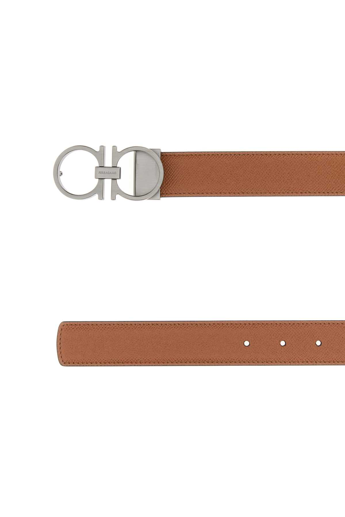 [Salvatore Ferragamo] Belt FW26 670459783265 NATURALENERO