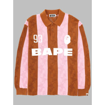 [A BATHING APE] T-shirts Long Sleeve SS26 001LTM301311M_BEIGE