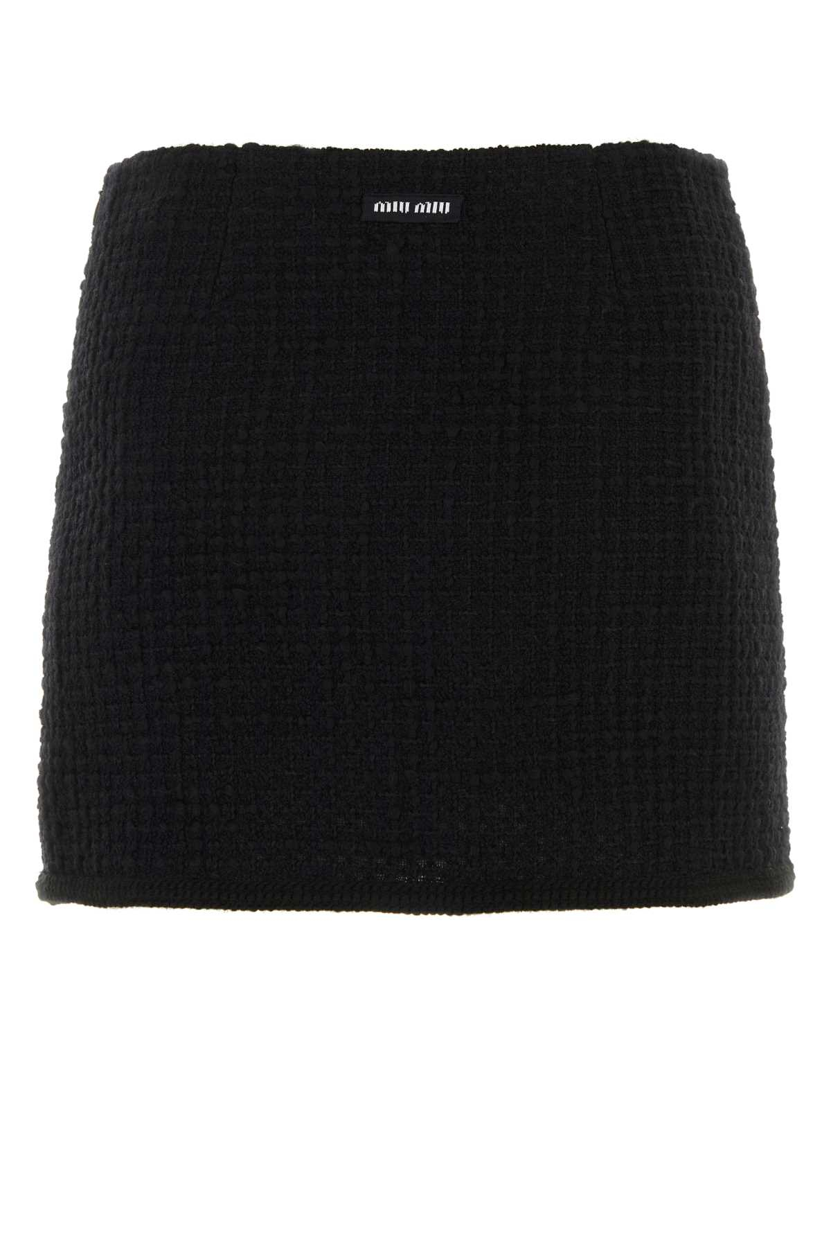 [Miu Miu] Mini skirt FW25 MG2054S2321299 F0002