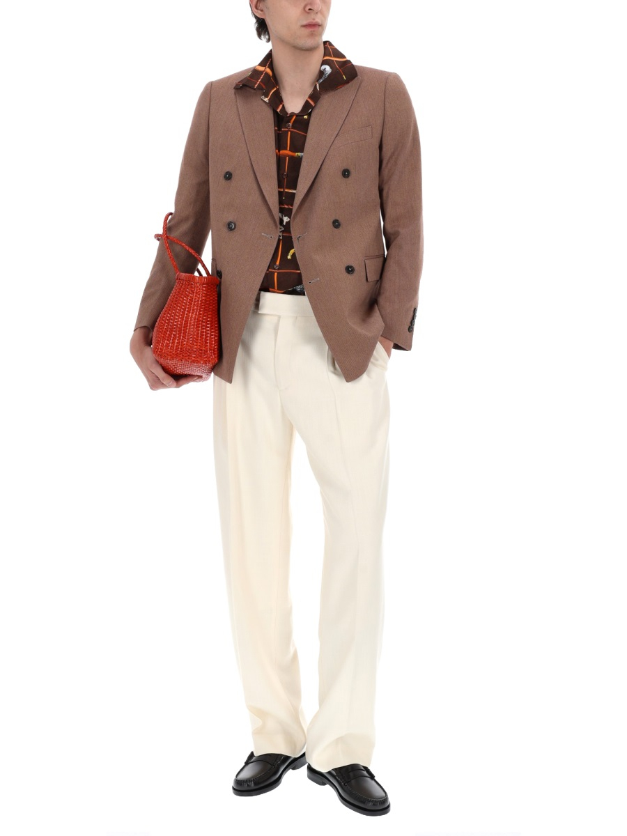 [DROLE DE MONSIEUR] Jacket SS26 JT208_PL171BROWN