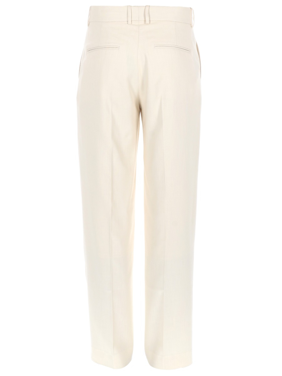 [DROLE DE MONSIEUR] Trousers SS26 BP165_VI029OFFWHITE
