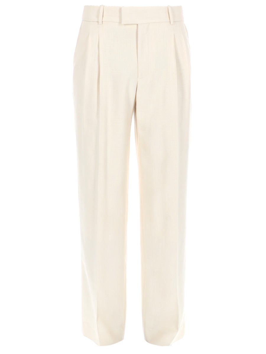 [DROLE DE MONSIEUR] Trousers SS26 BP165_VI029OFFWHITE