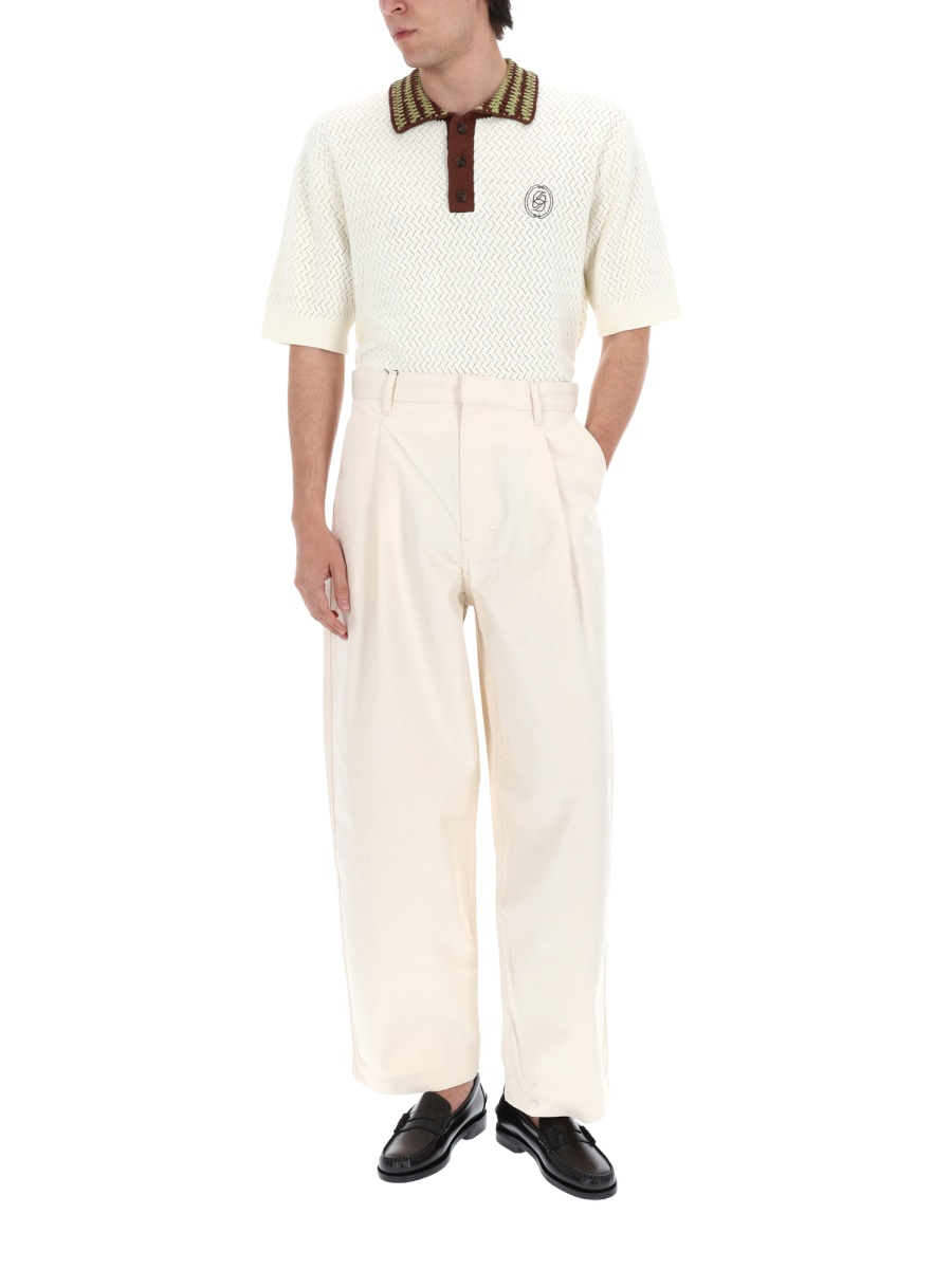 [DROLE DE MONSIEUR] Trousers SS26 BP202_CO252OFFWHITE