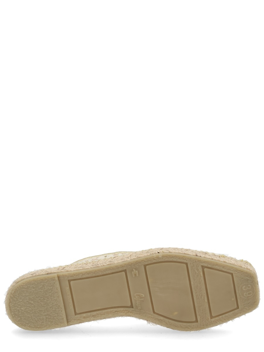 [Castaner] Flat shoes SS26 026167-4078_BLANCO/ORO