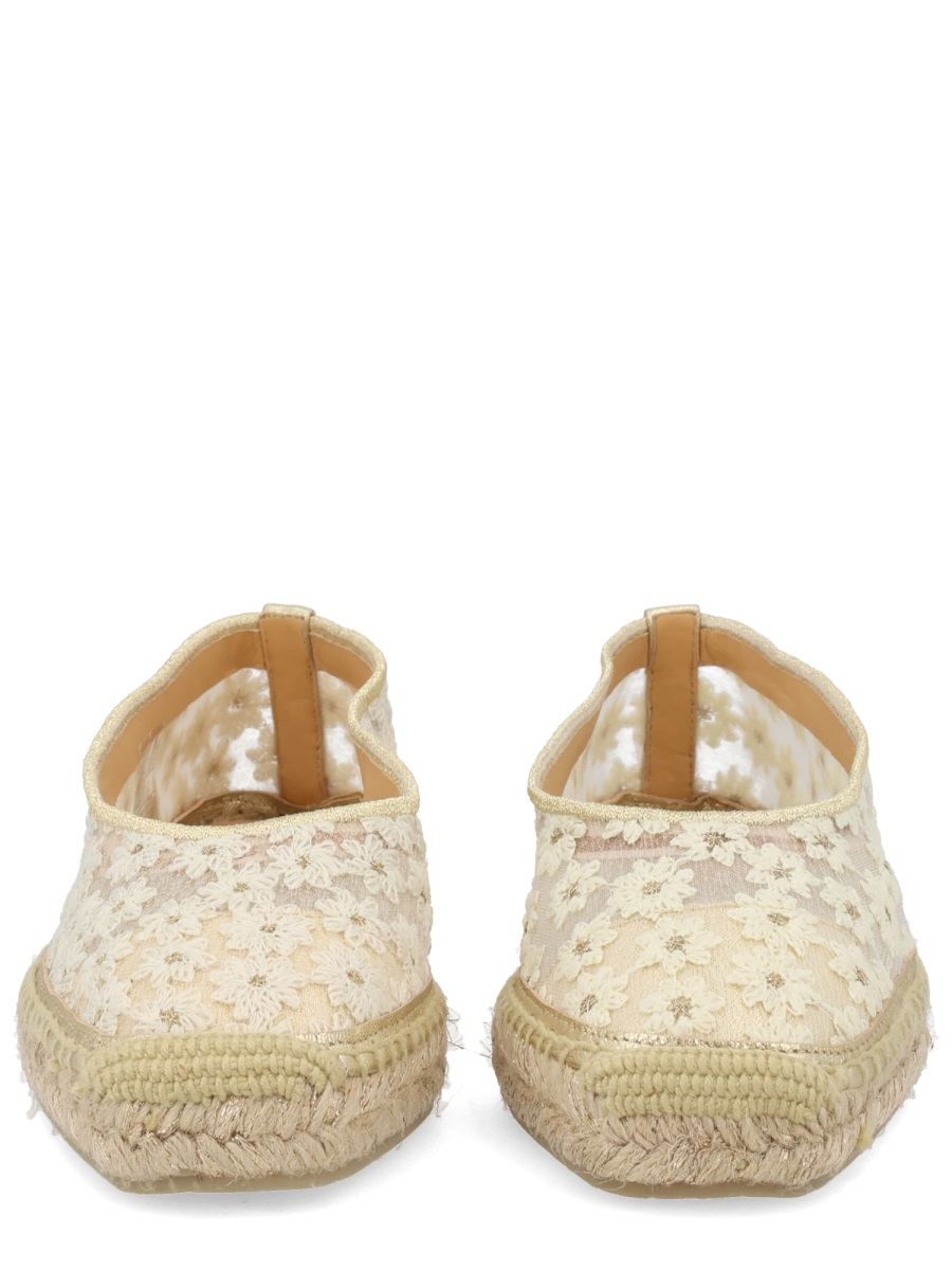 [Castaner] Flat shoes SS26 026167-4078_BLANCO/ORO