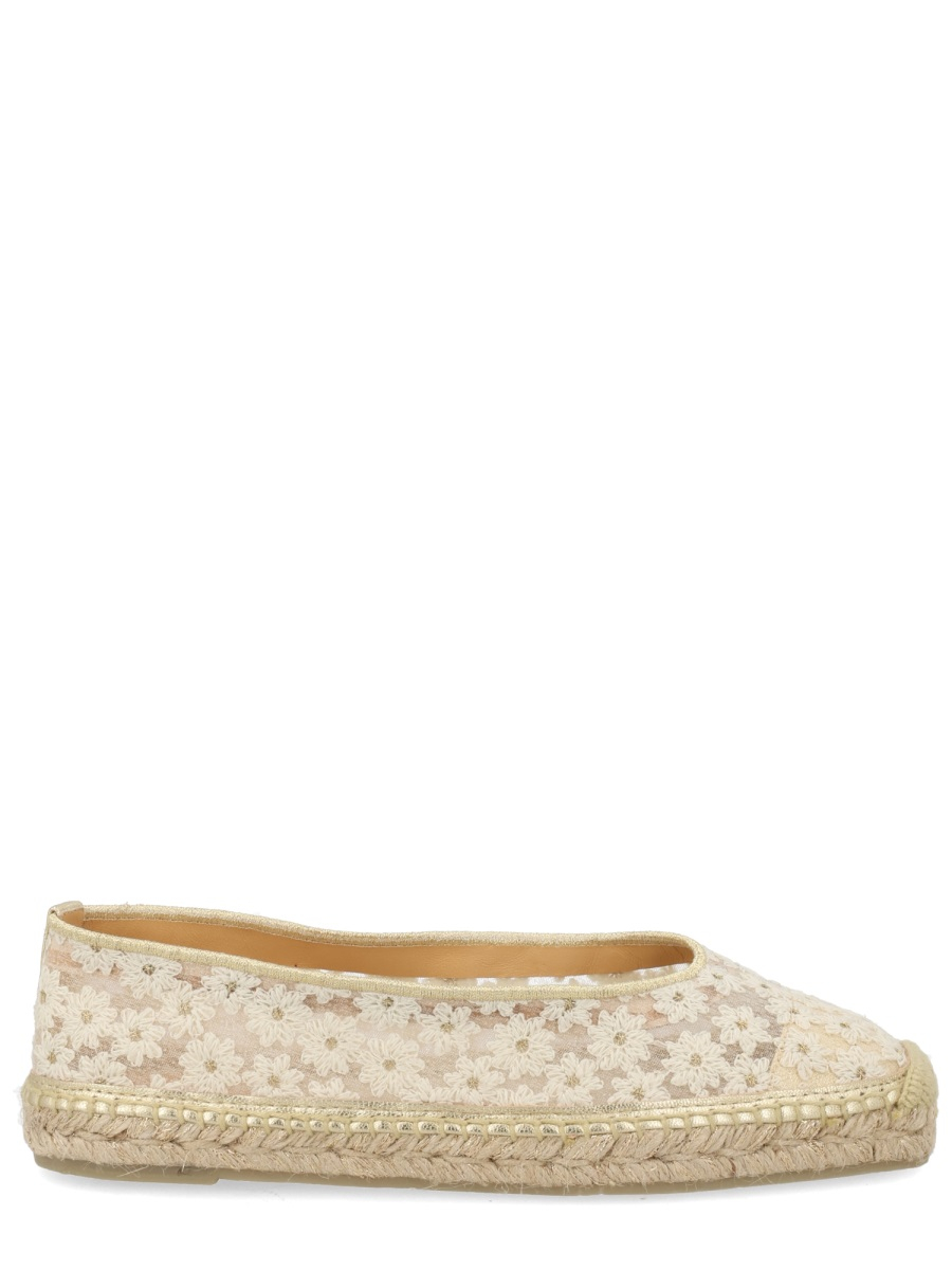 [Castaner] Flat shoes SS26 026167-4078_BLANCO/ORO