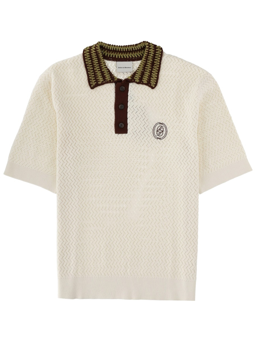 [DROLE DE MONSIEUR] T-shirts Short Sleeve SS26 PO206_CO292OFFWHITE