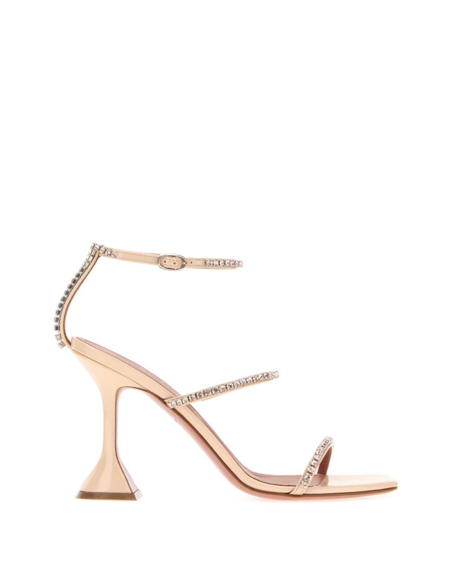 [Amina Muaddi] Sandals FW26 GILDASANDAL95 CHAMPAGNE
