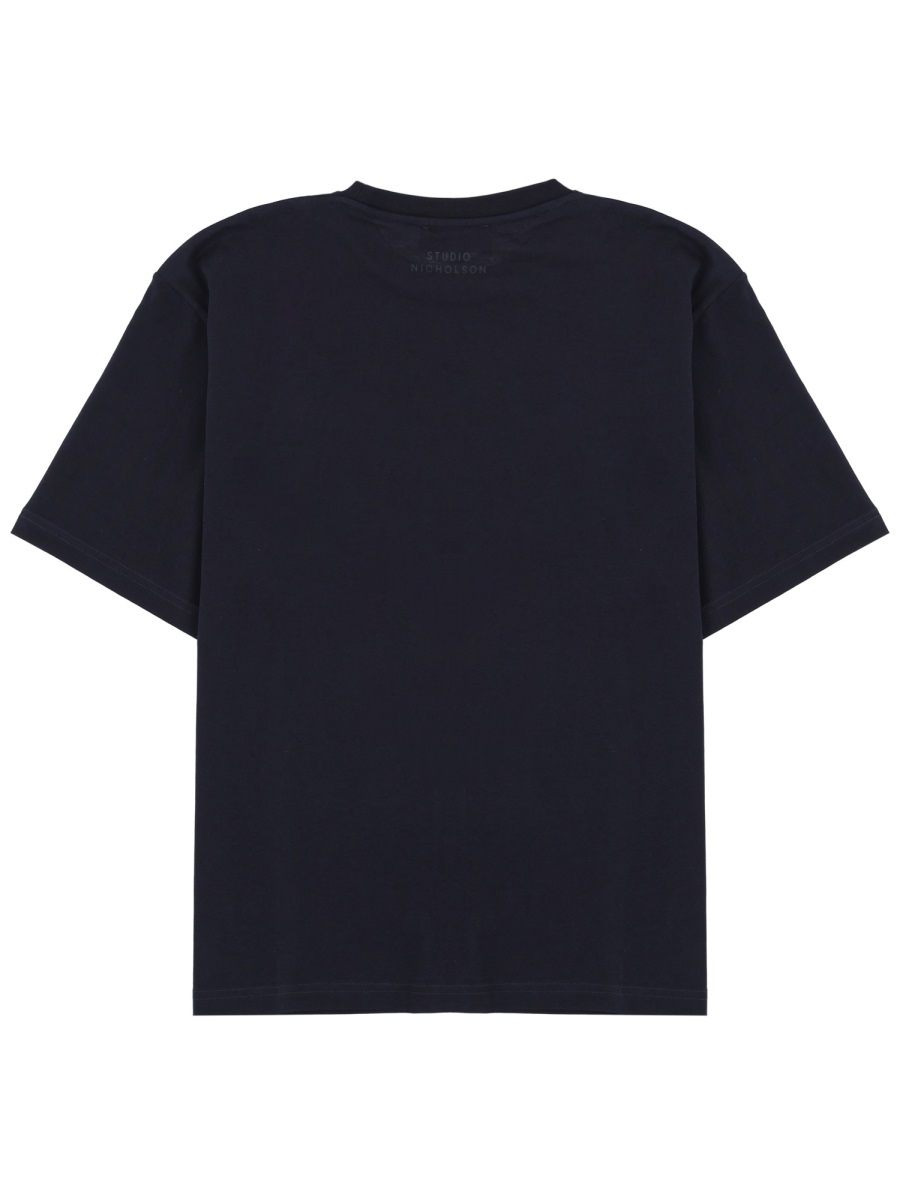 [Studio Nicholson] T-shirts Short Sleeve SS26 BRICSNM-1326_DARKESTNAVY