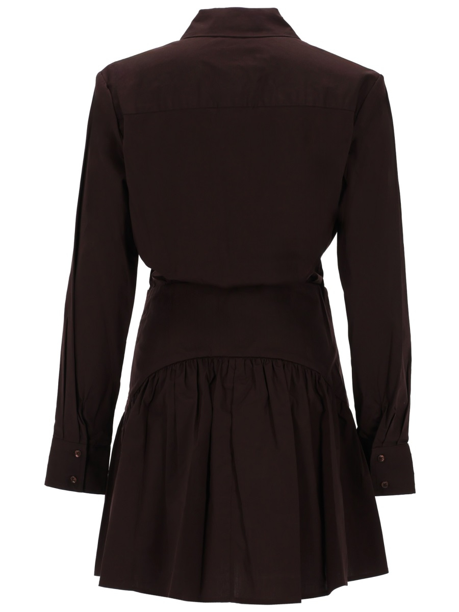 [Staud] Long sleeve dress SS26 R26R2348PO_EART