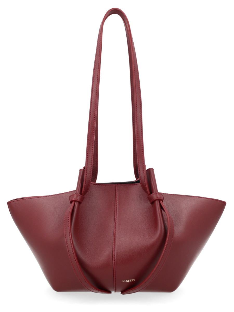 [YUZEFI] Shoulder bag SS26 MOCHI-SMOOTH-LEATHER_BERRY