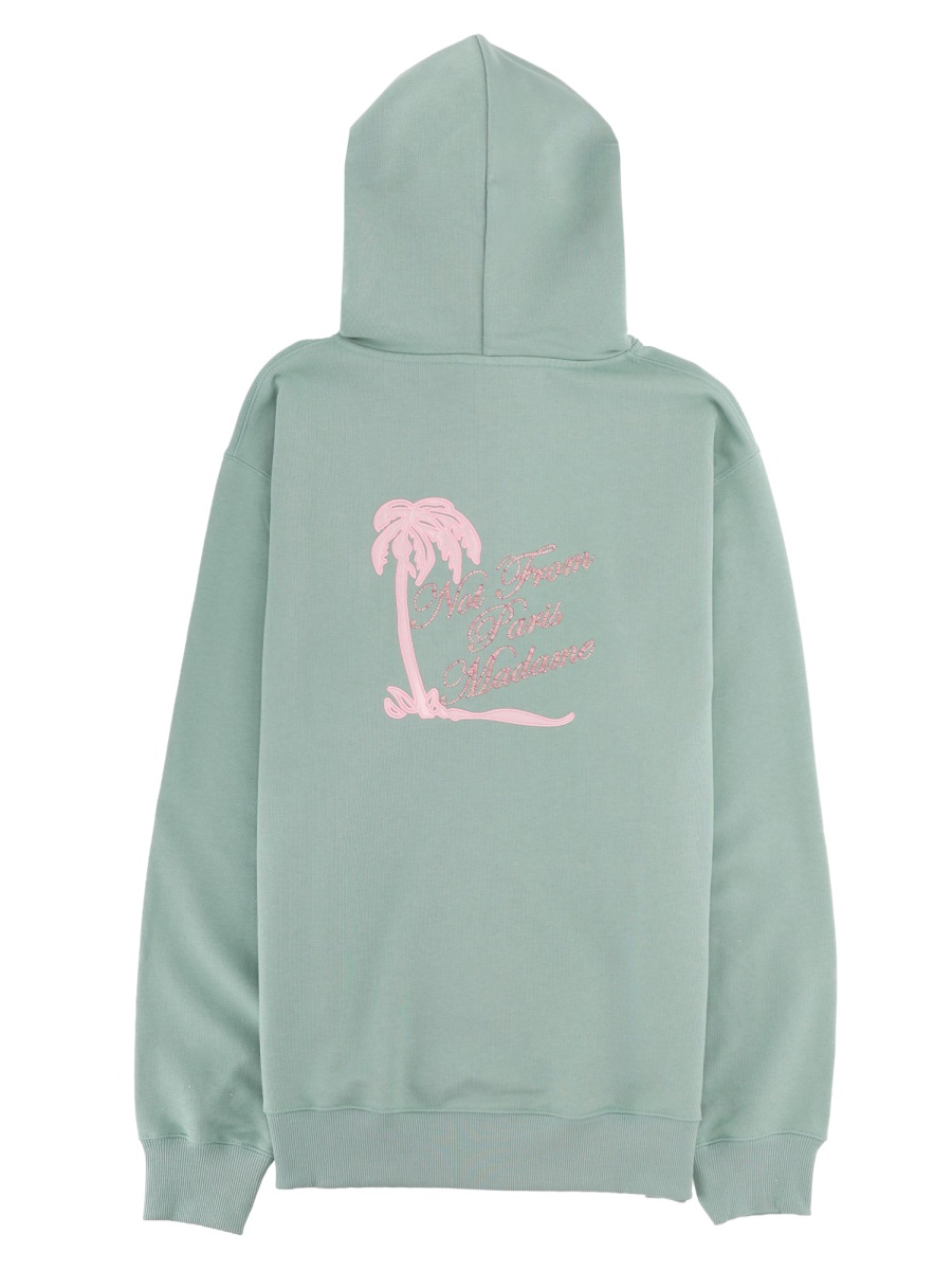 [DROLE DE MONSIEUR] Sweatshirt SS26 HO204_CO127WATERGREEN