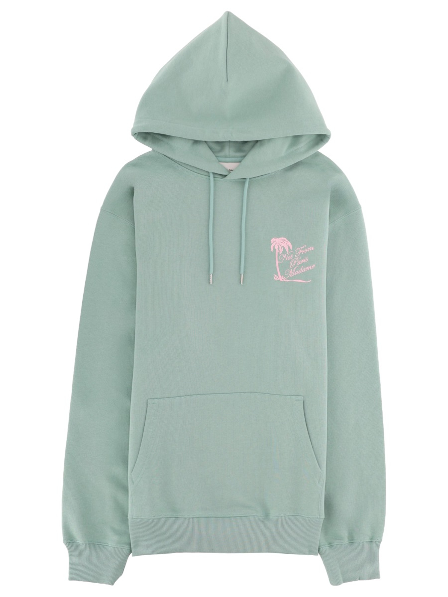 [DROLE DE MONSIEUR] Sweatshirt SS26 HO204_CO127WATERGREEN