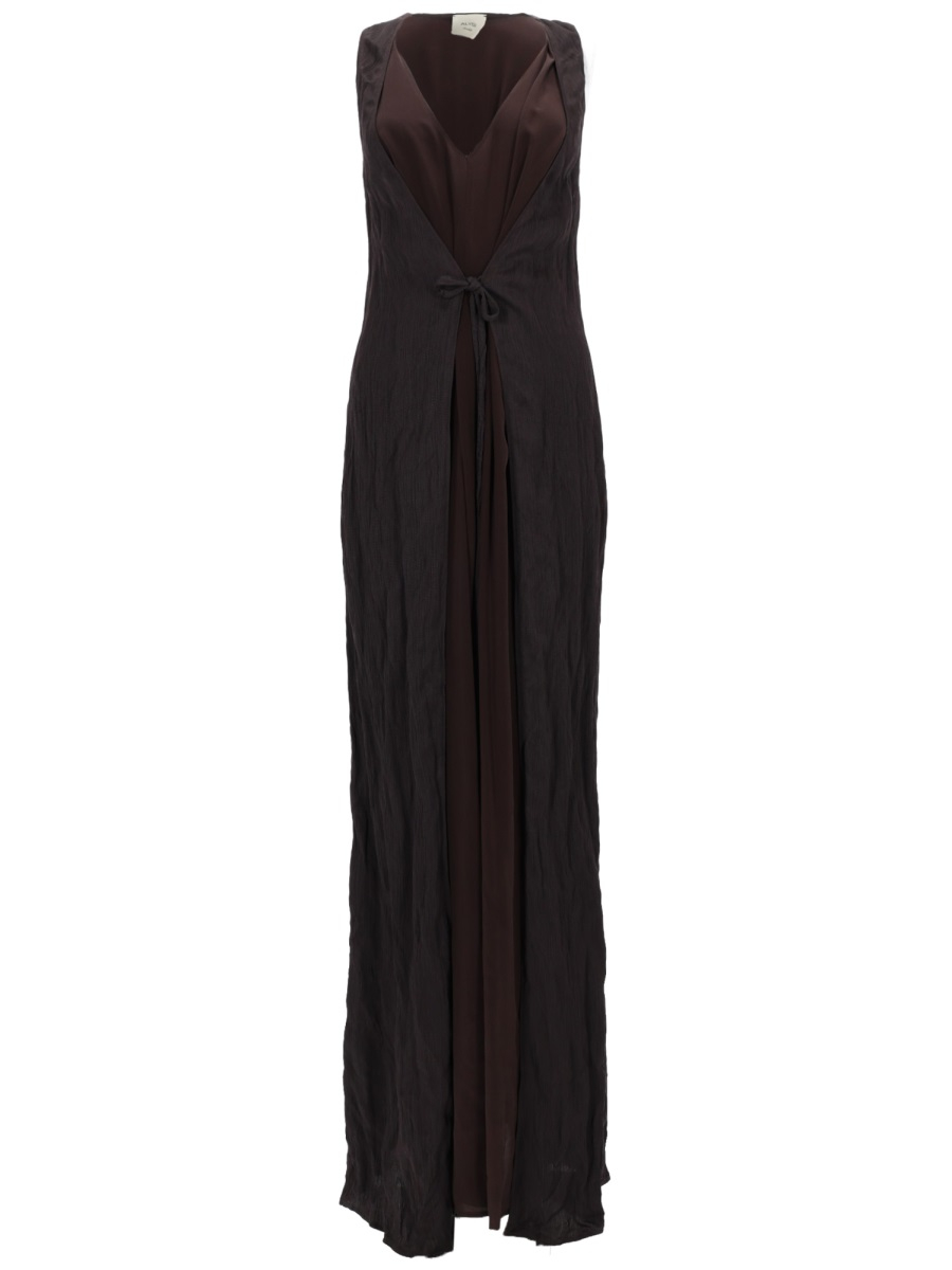 [Alysi] Sleeveless dress SS26 116334_P6204CHOCO