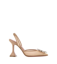 [Amina Muaddi] Pumps FW26 BEGUMMESHSLING95 BEIGE
