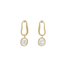 [Cult Gaia] Earring SS26 ER1416MT2968_BRUSHEDBRASS