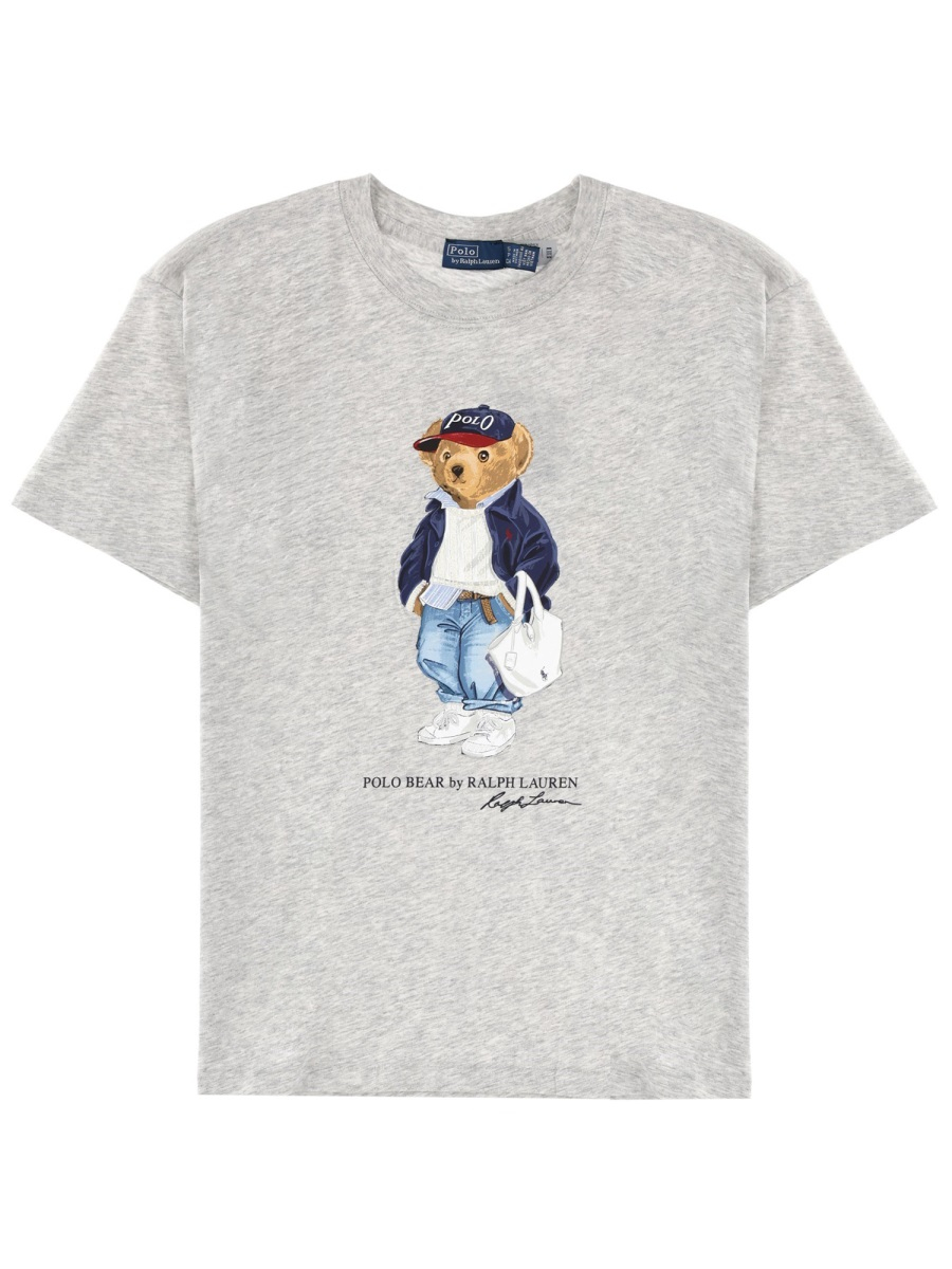 [Polo Ralph Lauren] T-shirts Short Sleeve SS26 211A96261_001LIGHTSMOKEHEATHER