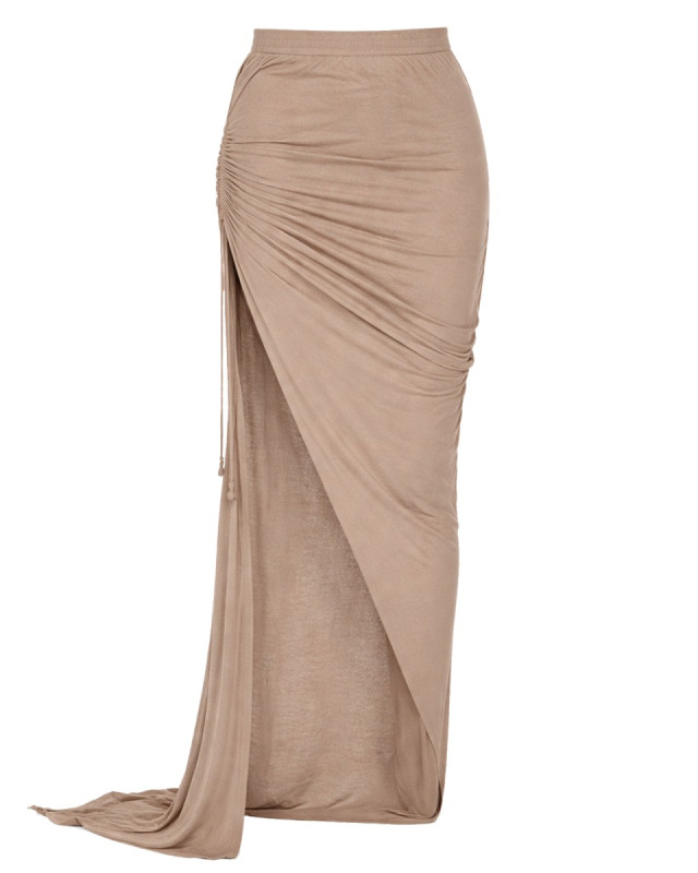 [RICK OWENS DRKSHDW] Long skirt SS26 DS01F4337_BH34